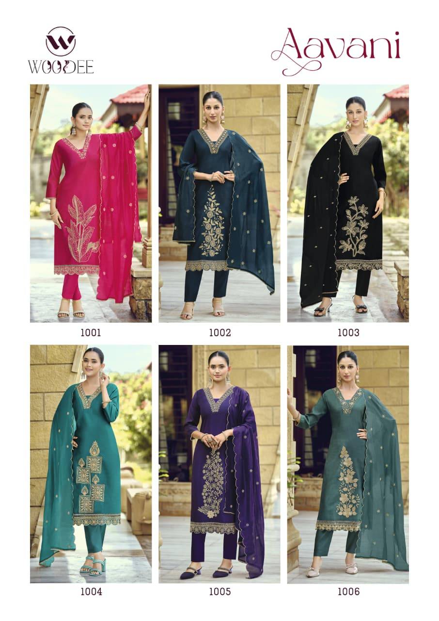 AAVANI BY WOODEE 1001 To 1006 Series Stylish Beautiful Colourful Viscose Kurti At Wholesale Price